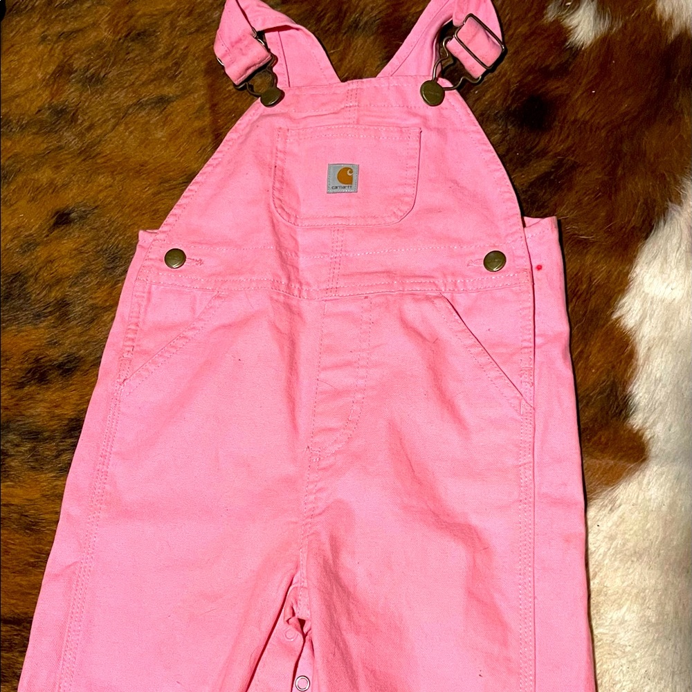 Little girl carheart overalls brand new worn once